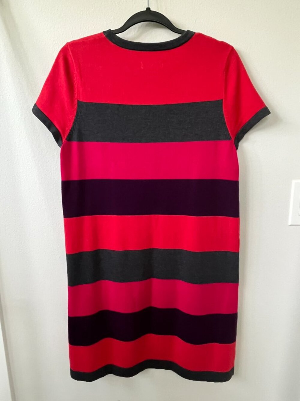 Calvin Klein Striped Knit Dress, Size L - Picture 3 of 6
